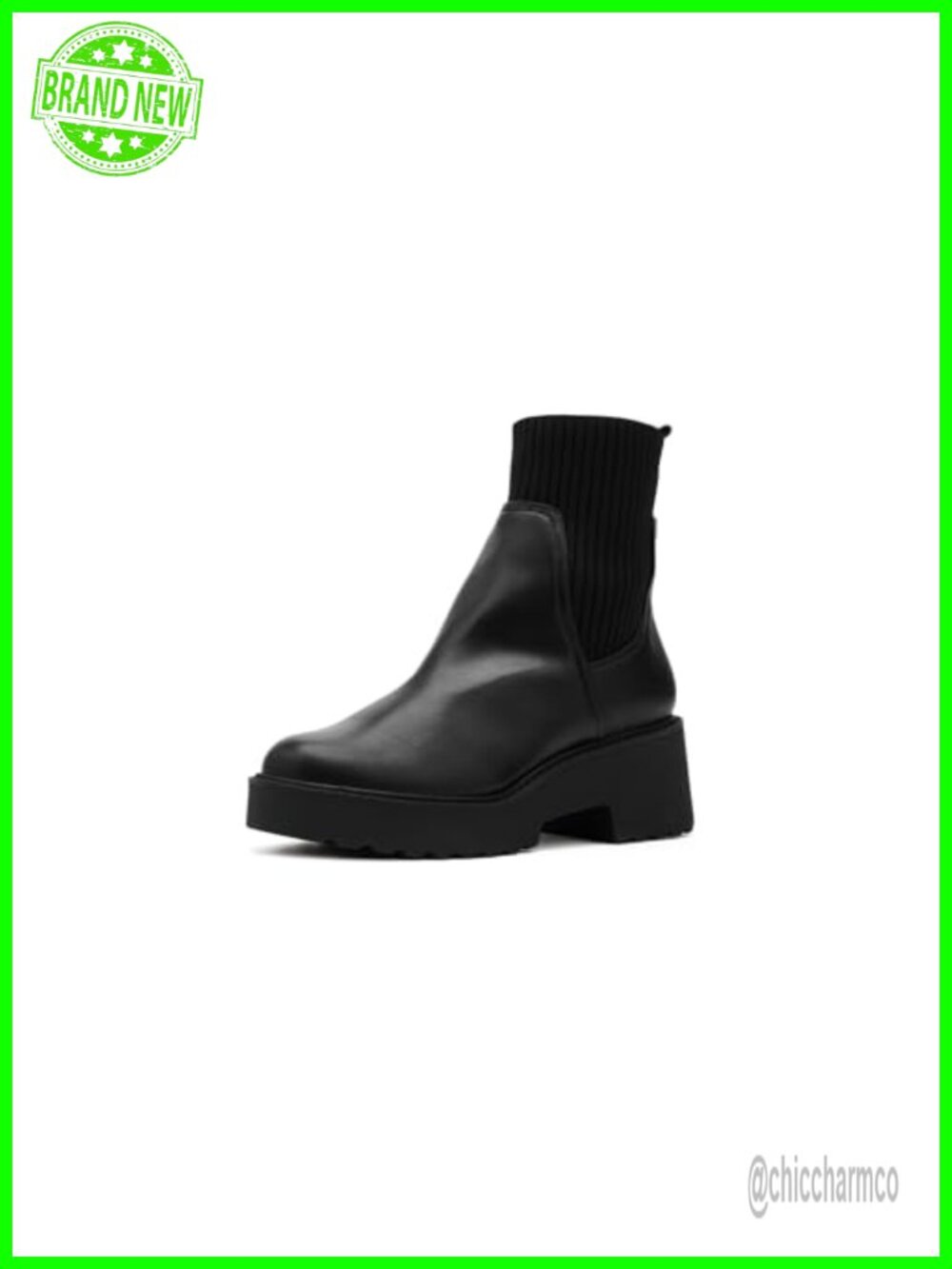 Dolce Vita Zepplin Calf High Block Heel Pull On Boot
